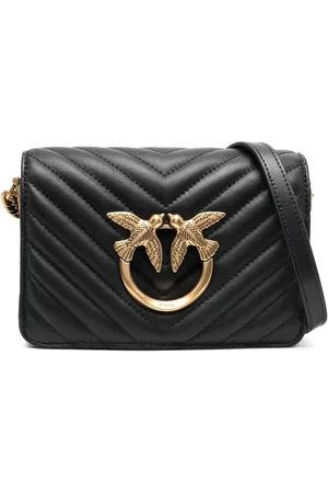 Pinko Mini chevron-quilted Click Love bag