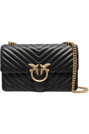 Pinko Classic Icon chevron-quilted Love-bag