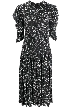 Proenza Schouler Printed Crepe De Chine Dress