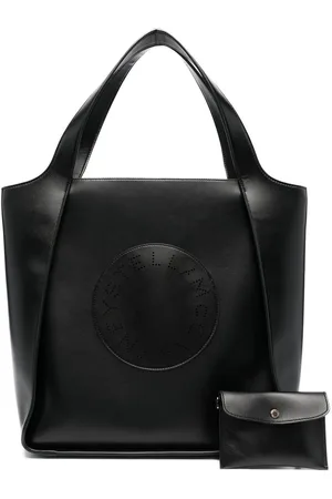 Stella McCartney Stella perforated-logo tote bag