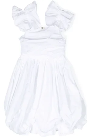 Twin-Set Puff-skirt sleeveless dress