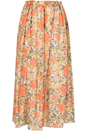 CLUBE BOSSA Pavlova floral-print skirt