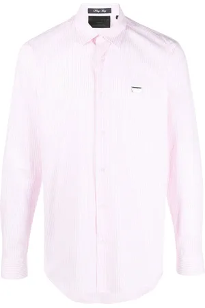 Philipp Plein Graphic-print striped shirt