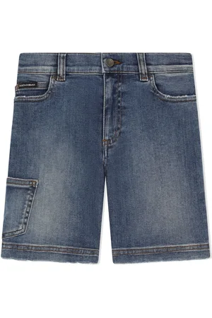 Dolce & Gabbana Logo-appliqué denim shorts