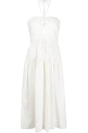 ULLA JOHNSON Ella halterneck midi dress