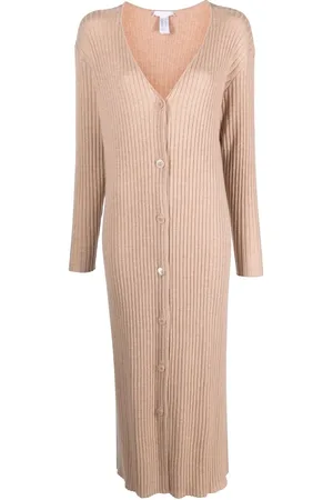 ERES Flirt buttoned ribbed-knit dress