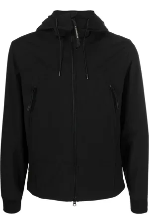 C.P. Company Logo-patch hooded jacket