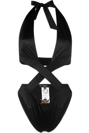 VERSACE Medusa tie-fastening one-piece