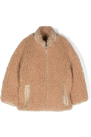 Stand Studio Faux-shearling zip-up coat