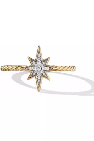 David Yurman Kobieta Pierścionki - 18kt yellow North Star diamond ring