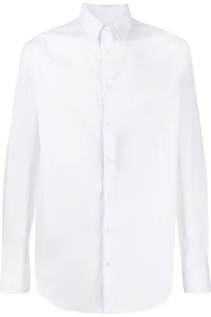 Giorgio Armani Curved hem longsleeved shirt