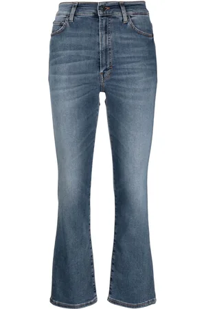 haikure Flared high-waisted jeans