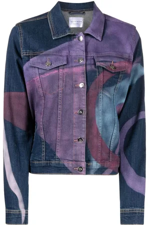 Madison.Maison Graphic-print denim jacket