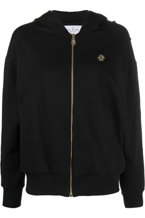 Philipp Plein Studded zip-front hoodie