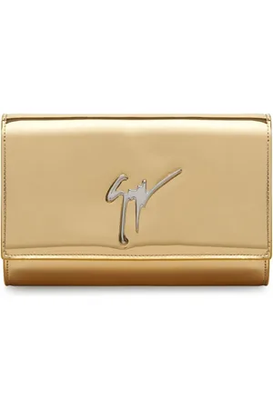Giuseppe Zanotti Cleopatra metallic clutch bag