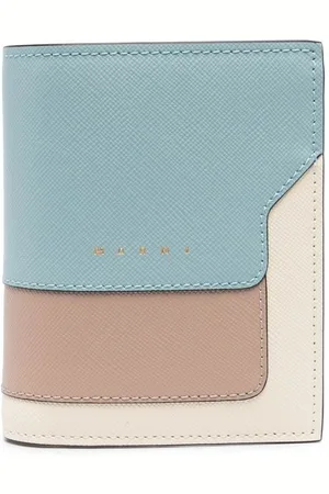 Marni Colour-block leather wallet