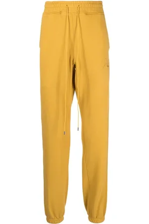 Rhude Embroidered-logo drawstring track pants