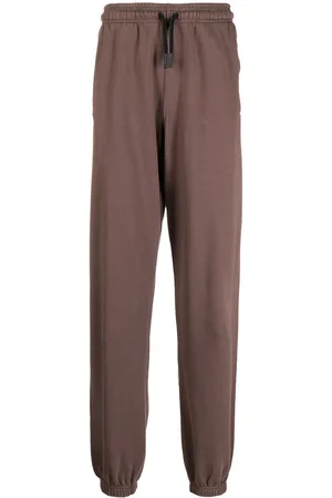MARCELO BURLON Drawstring cotton track pants