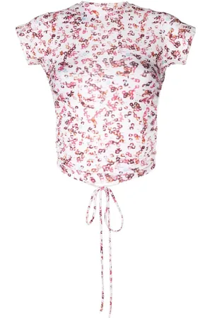 Marant Etoile Juvia open-back T-shirt