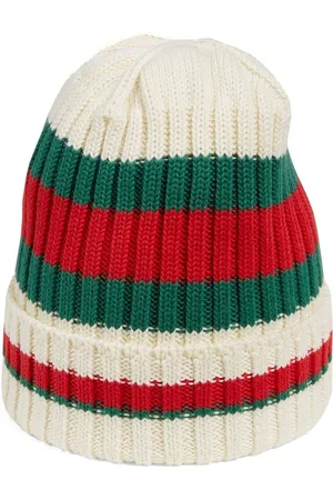 Gucci Web knit beanie hat