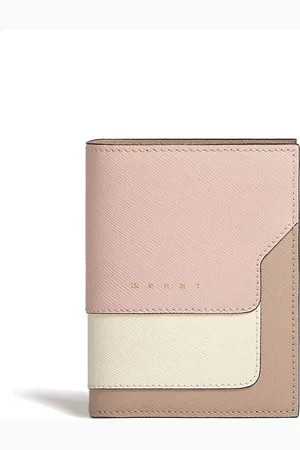 Marni Colour-block leather wallet