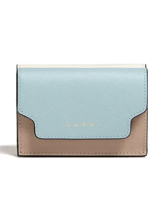 Marni Logo lettering foldover wallet