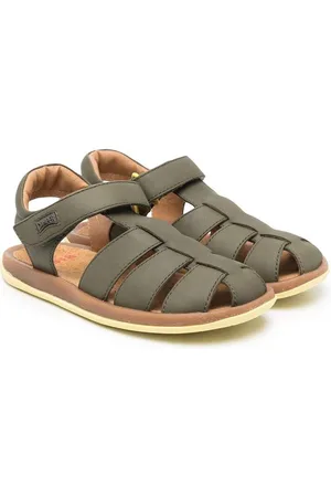 Camper Bicho touch-strap leather sandals