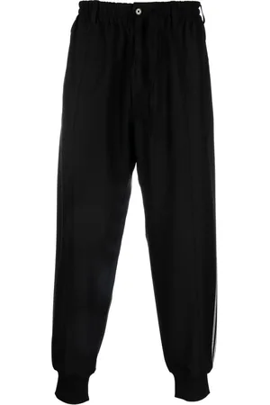 Y-3 Drawstring tapered track pants