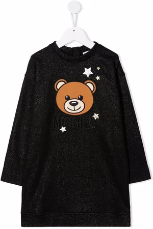 Moschino Teddy bear print jersey dress