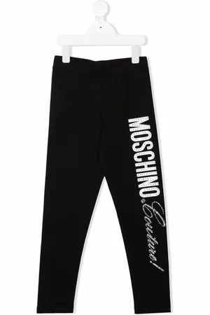 Moschino Logo-print leg trousers