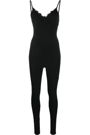 Atu Body Couture Lace-trim sleeveless jumpsuit