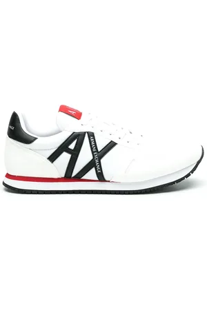 Armani Exchange Logo-patch lace-up sneakers
