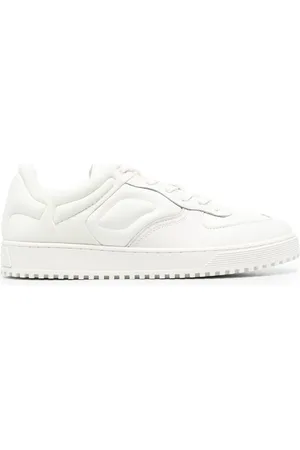 Emporio Armani Quilted-finish low-top sneakers