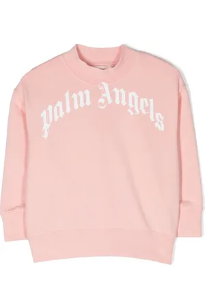 Palm Angels Logo-print organic cotton sweatshirt
