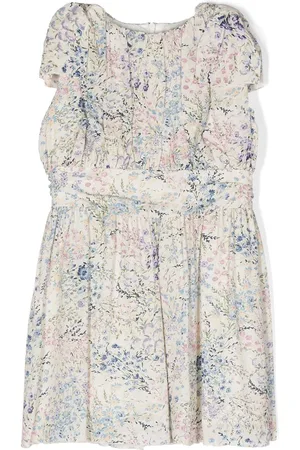 Simonetta Floral-print sleeveless dress