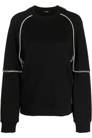 GOEN.J Whipstitch layered sweatshirt