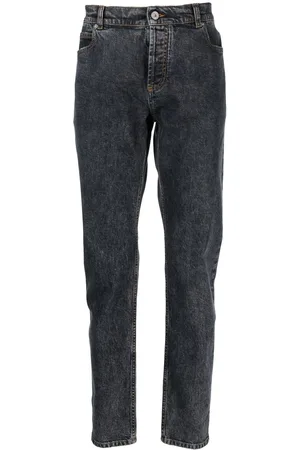 Balmain Regular-leg mid-rise jeans