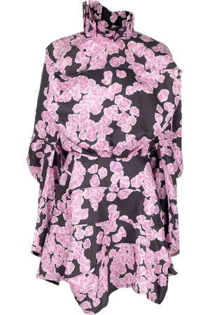 Natasha Zinko Floral-print box shirt dress