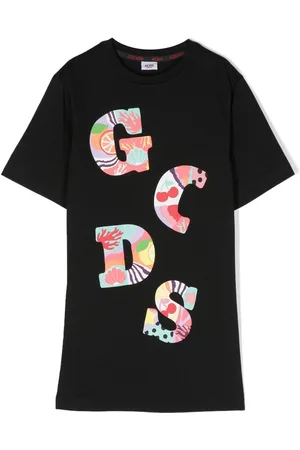 GCDS Logo-print T-shirt dress