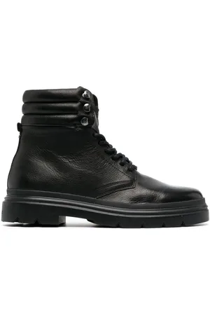 Calvin Klein Lace-up leather ankle boots