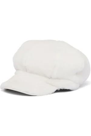 Prada Shearling newsboy cap