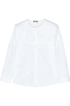 Il gufo Bib-collar shirt