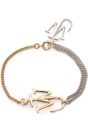 J.W.Anderson JW-initials anchor logo bracelet
