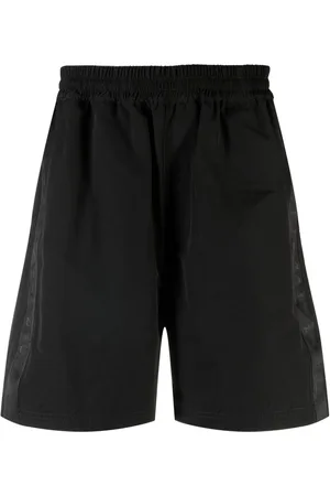 44 Label Group Tonal side-stripe track shorts