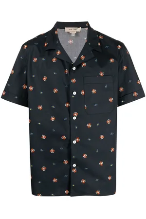 NICK FOUQUET Graphic print cotton shirt