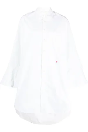 Palm Angels Flared-sleeve shirt dress