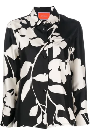 La DoubleJ Boy floral-print silk shirt