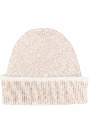Barrie Cashmere ribbed beanie