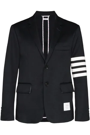 Thom Browne Unconstructed 4-Bar single-breasted blazer