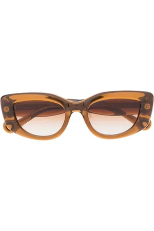 Lanvin Engraved-logo tinted sunglasses